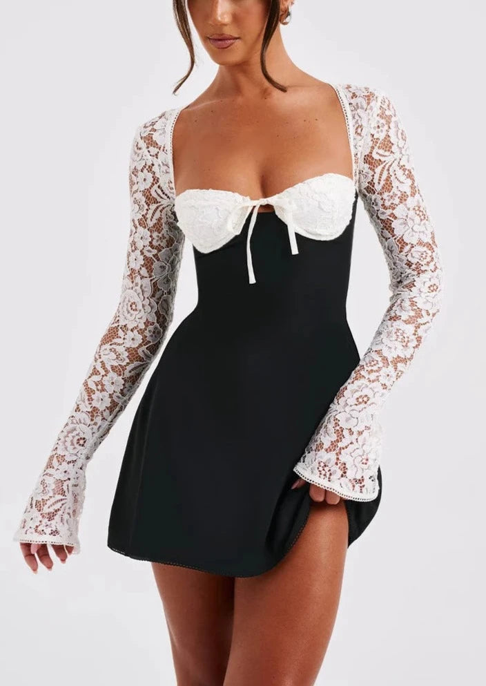 Frida Mini Dress - Wine - Venoura