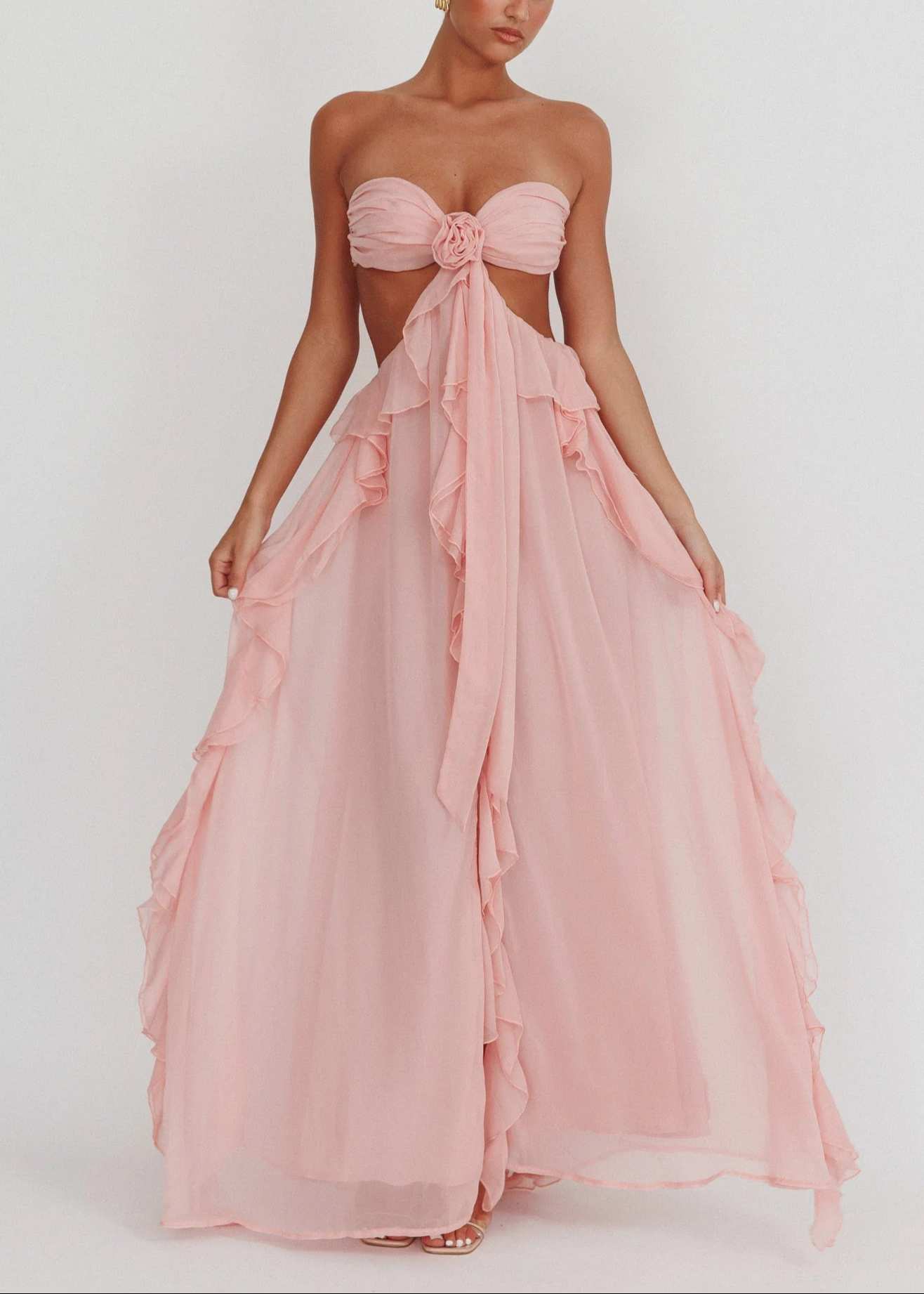 Orissa Maxi Dress - Pink