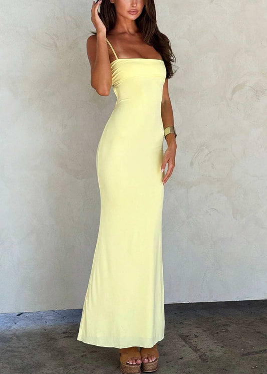 Siri Maxi Dress - Yellow