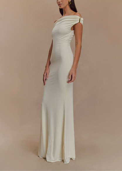 Elvira Maxiklänning - Brun