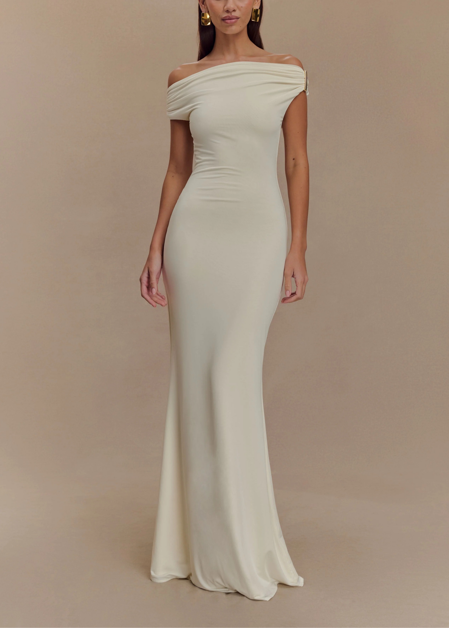 Elvira Maxiklänning - Brun